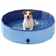 Ceruzo hondenzwembad Ø80 cm klein opvouwbaar blauw